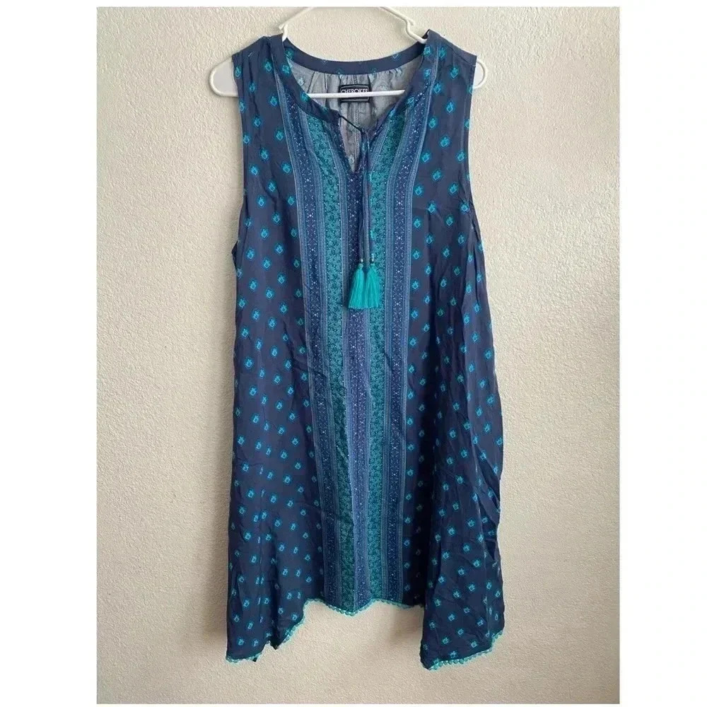 🆕 Cherokee Navy Handkerchief Hem Dress XL🆕 - Picture 6 of 16